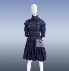 CHANEL 16K$ Paris / Edinburgh Museum Level Tweed Dress 36 FR