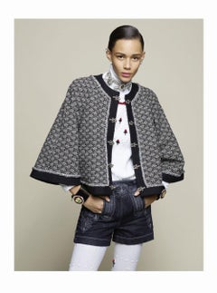 CHANEL 16K$ Paris / SALZBURG Museum Rare Edelweiss Cape Jacket 38 FR