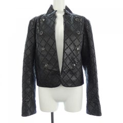 Chanel 16K$ Quilted 2022 Black Leather Jacket