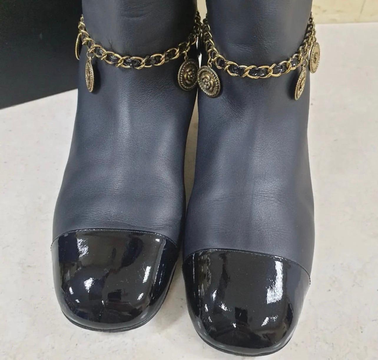 chanel long boots