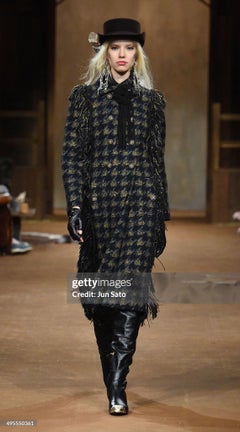 CHANEL 17K$ Paris / Dallas Extremely Rare Runway Tweed Coat