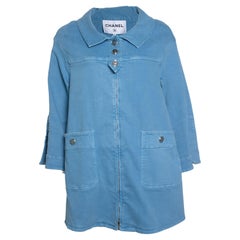 Chanel, abrigo vaquero 17S azul