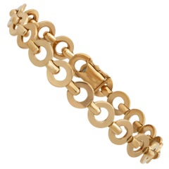 Chanel 18 Karat Yellow Gold Circle Link Bracelet