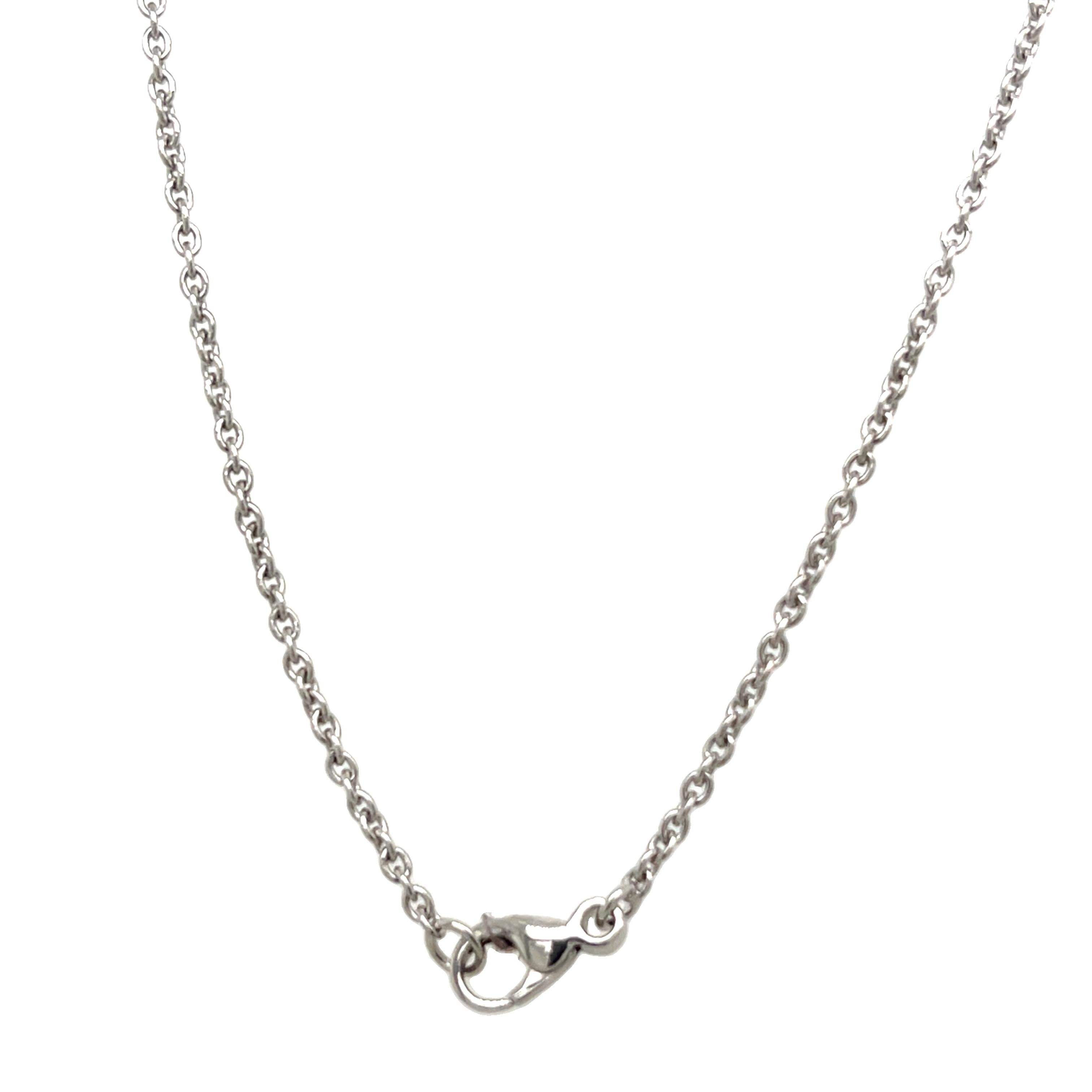 Chanel - Collana di diamanti in oro bianco 18ct - U38888 In condizioni ottime in vendita a London, GB