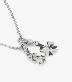Chanel Halskette mit Lucky Charms-Motiv, 18 Karat Weißgold