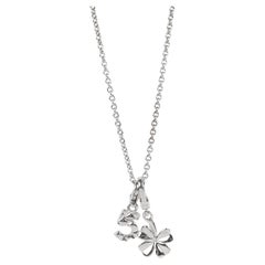 Chanel 18ct White Gold Lucky Charms Motif Necklace