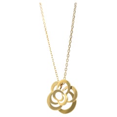 Chanel 18ct Yellow Gold Fil De Camélia Necklace - 6.06g
