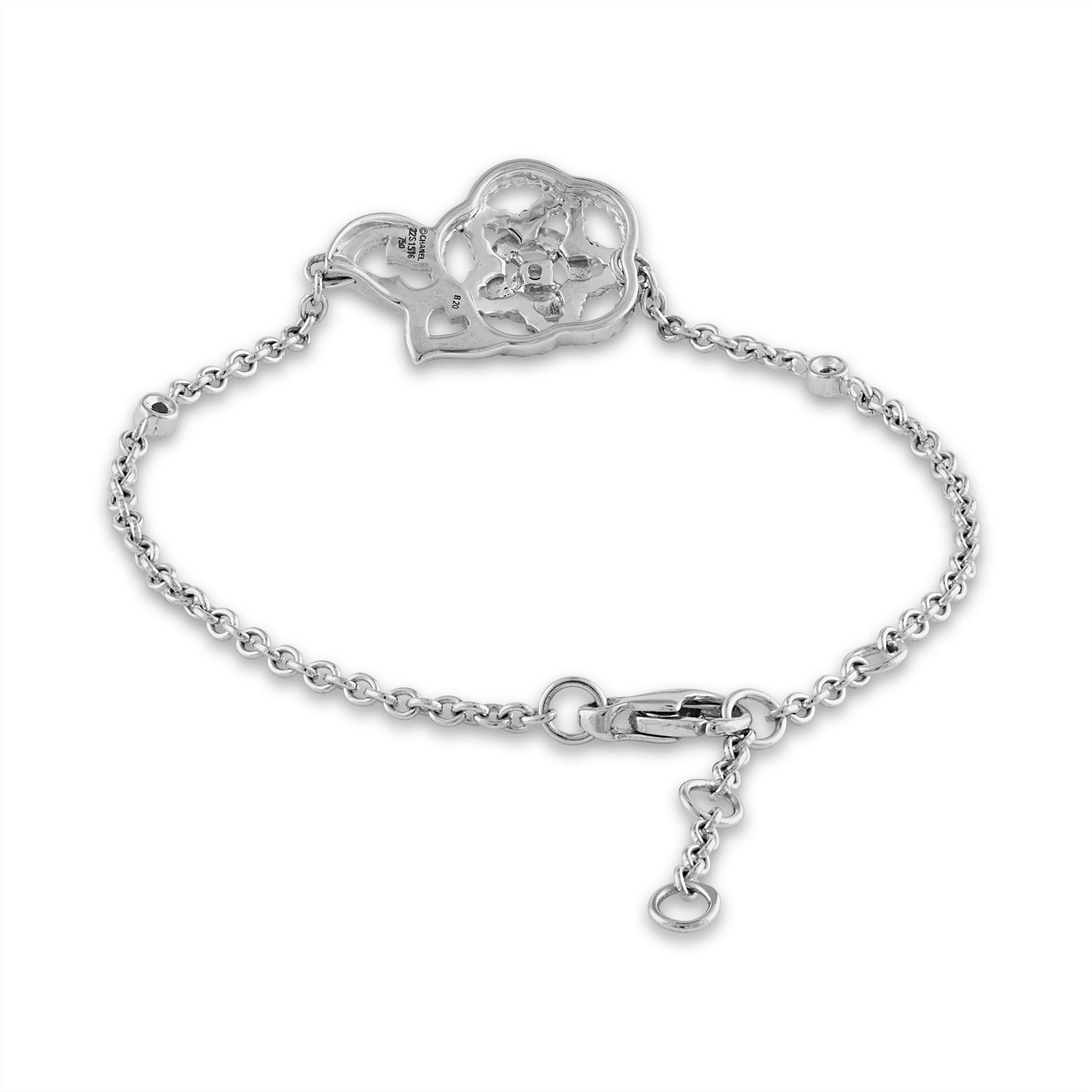 METAL TYPE: 18K White Gold
STONE WEIGHT: 0.60ct twd
TOTAL WEIGHT: 4.8g
BRACELET LENGTH: 7