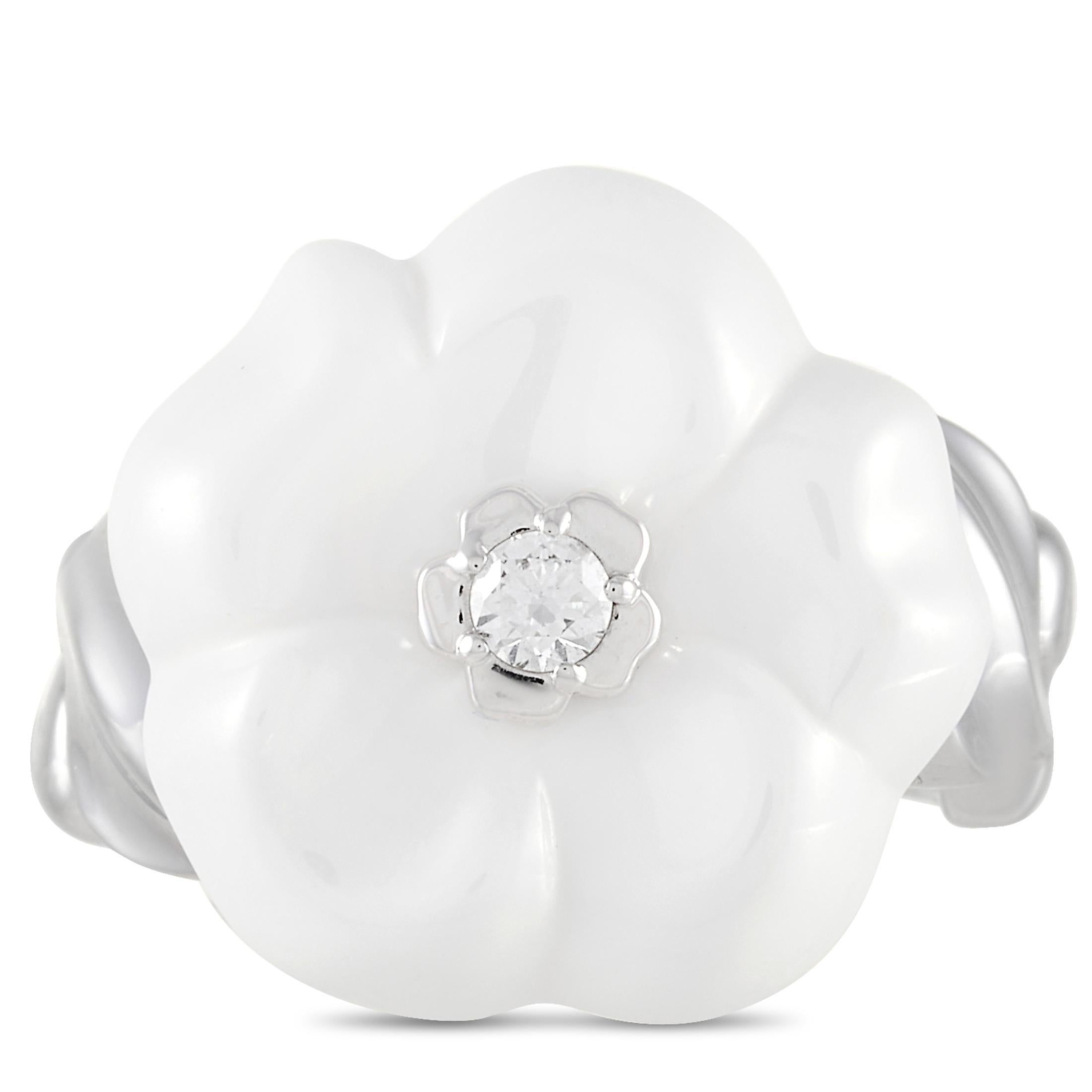 chanel flower ring