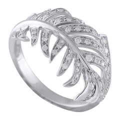 Chanel 18K White Gold Diamond Ring