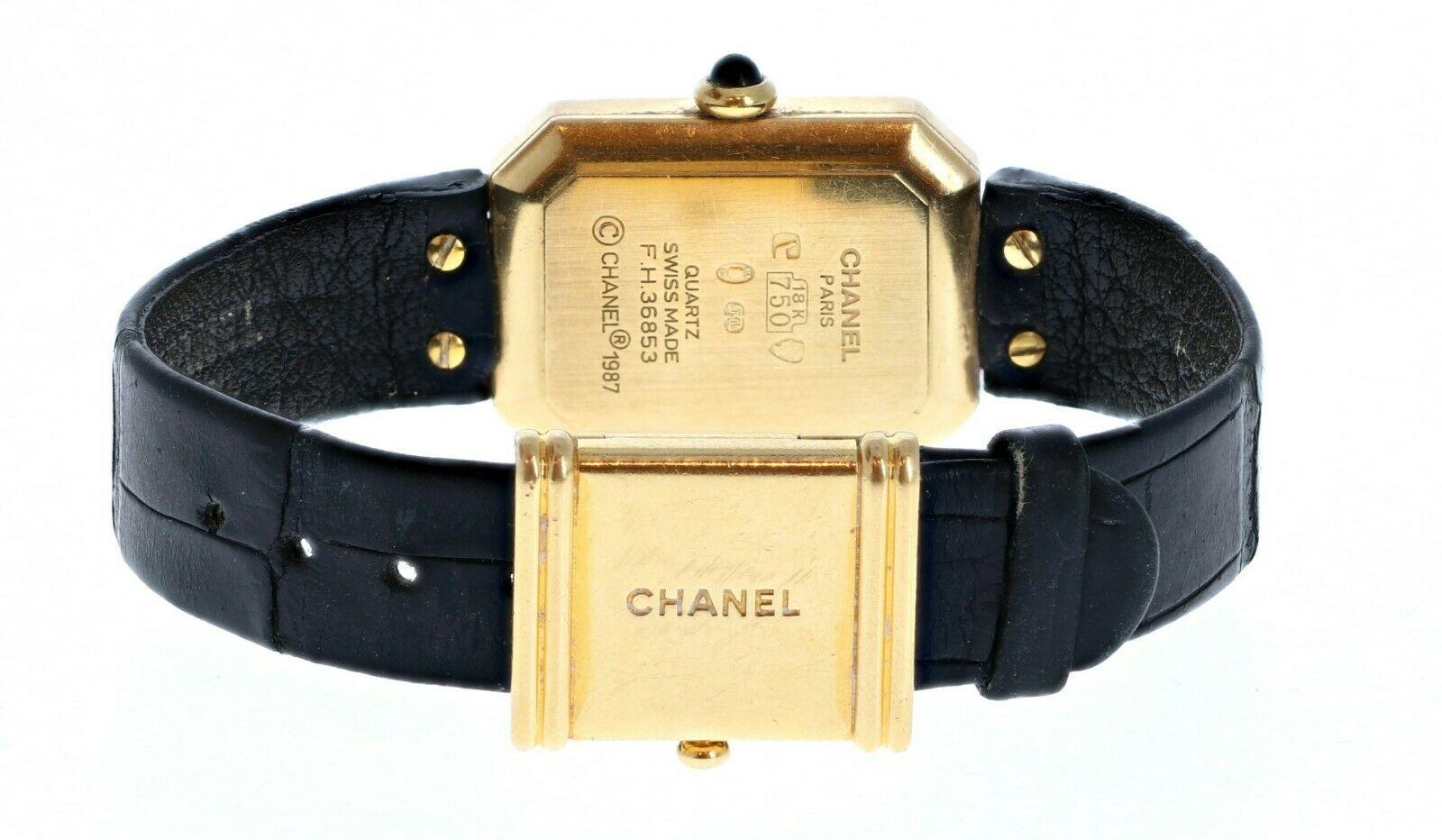 Chanel 18k Yellow Gold & Diamond Première Watch In Good Condition In Beverly Hills, CA