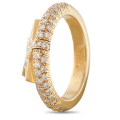 Chanel 18K Yellow Gold Diamond Ring CH15-031626