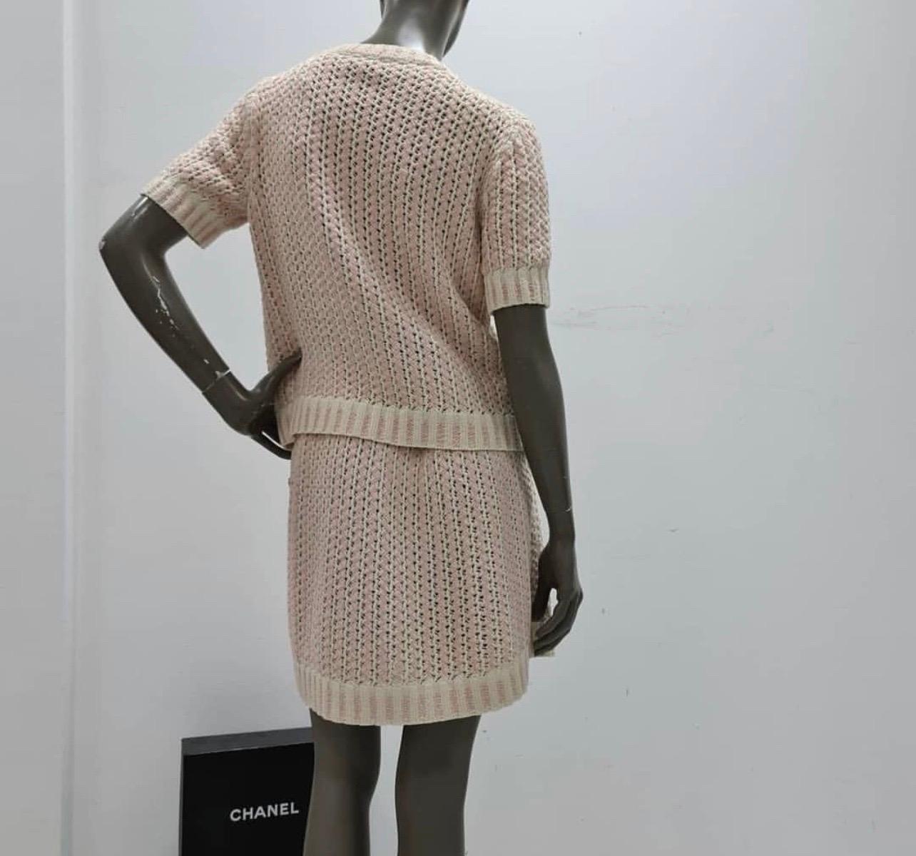 chanel knitted top