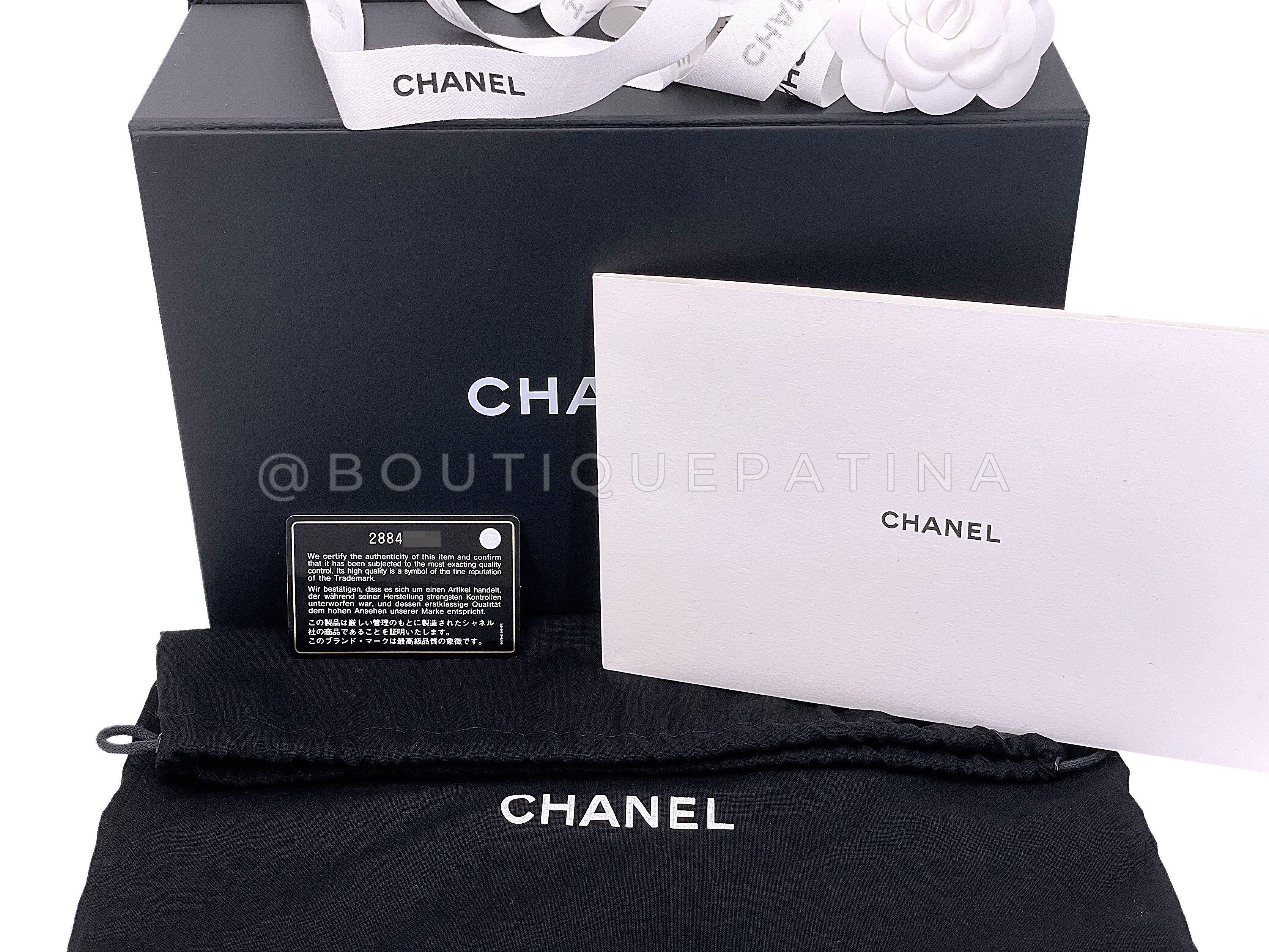 Chanel 19 19K Beige-Black Pied-de-poule Portefeuille sur chaîne Ensemble de sacs WOC 67757 en vente 7