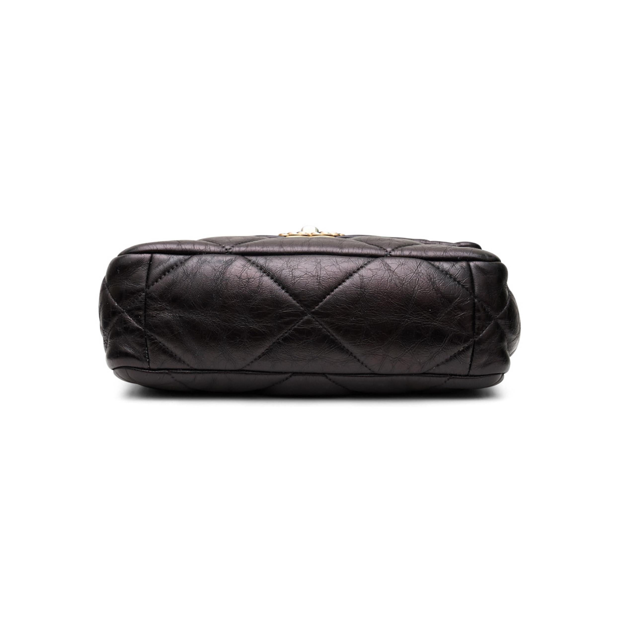 Men's Chanel 19 Flap Bag Black