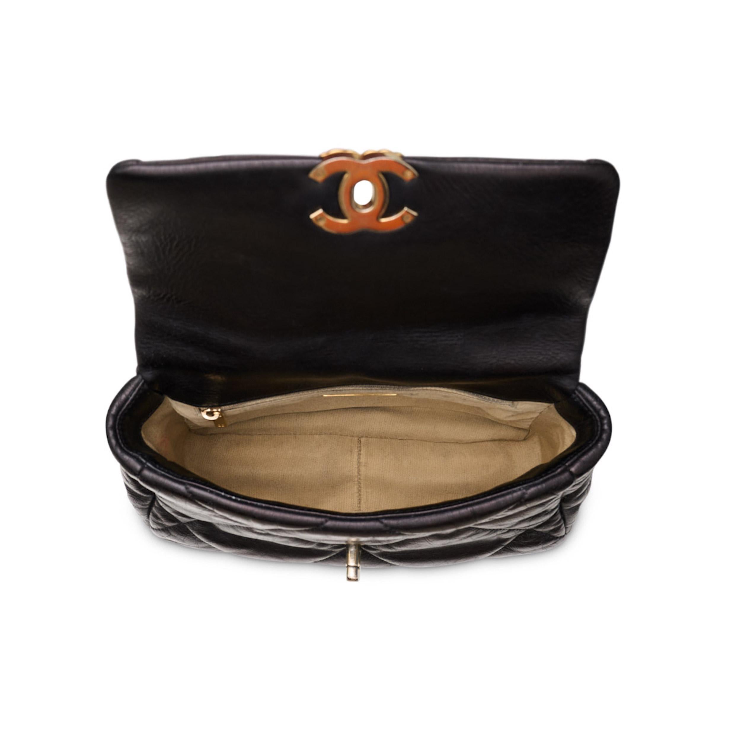 Chanel 19 Flap Bag Black 1