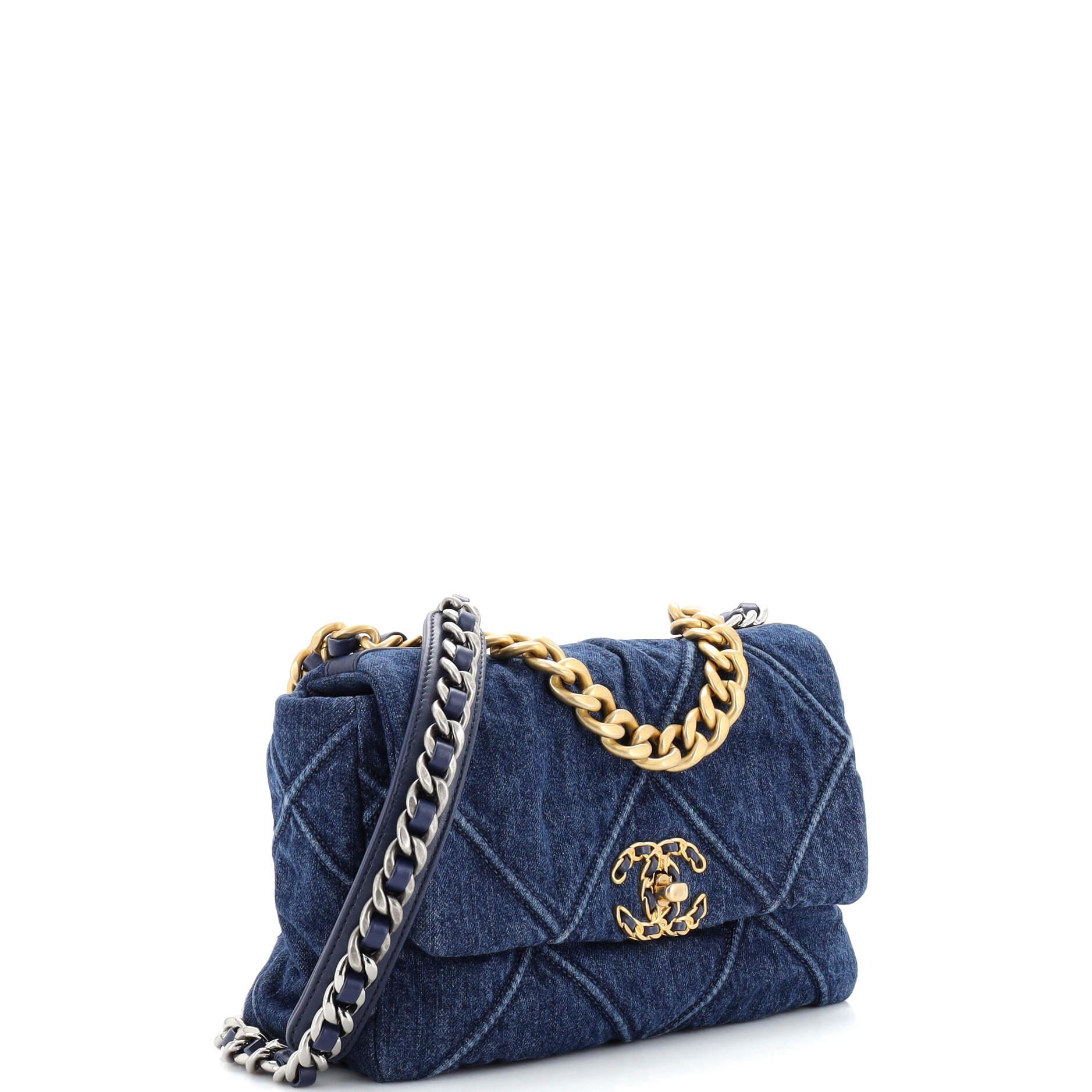 blue jean designer purse