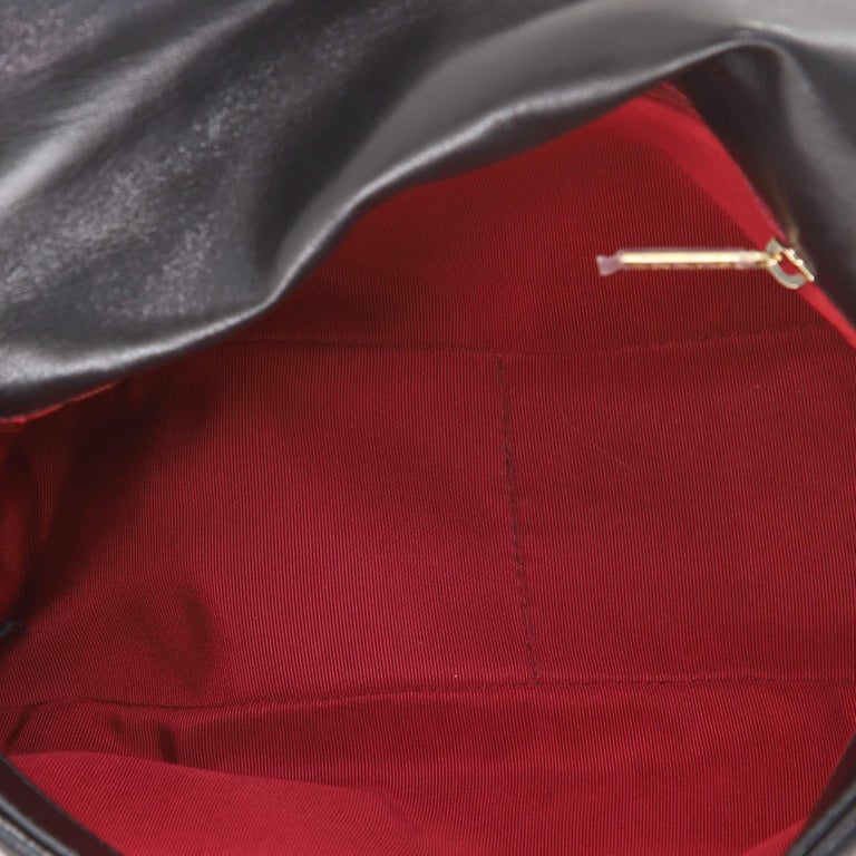 Chanel 19 Flap Bag Quilted Goatskin Medium at 1stDibs