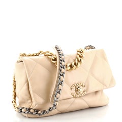 Chanel 19 Flap Bag Quilted Lambskin Large