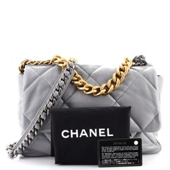 Chanel 19 Flap Bag Quilted Lambskin Large