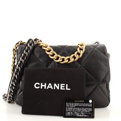 Chanel 19 Flap Bag Quilted Lambskin Large