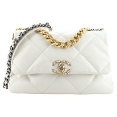 Chanel 19 Flap Bag Quilted Lambskin Large at 1stDibs