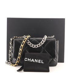 Chanel 19 Flap Bag Quilted Lambskin Medium
