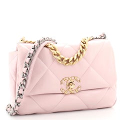 Chanel 19 Flap Bag Quilted Lambskin Medium