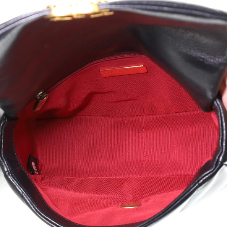 Chanel 19 Flap Bag Quilted Lambskin Medium at 1stDibs