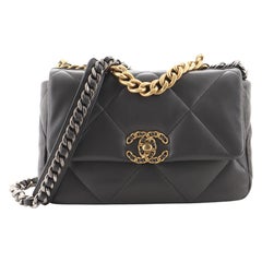 Chanel 19 Flap Bag Quilted Lambskin Medium