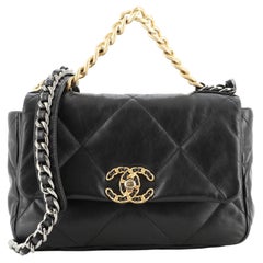Chanel 19 Flap Bag Quilted Lambskin Medium