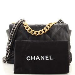 Chanel 19 Flap Bag Quilted Leather Large