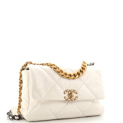 Chanel 19 Flap Bag Quilted Leather Large