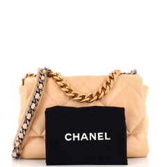 Chanel 19 Flap Bag Quilted Leather Large