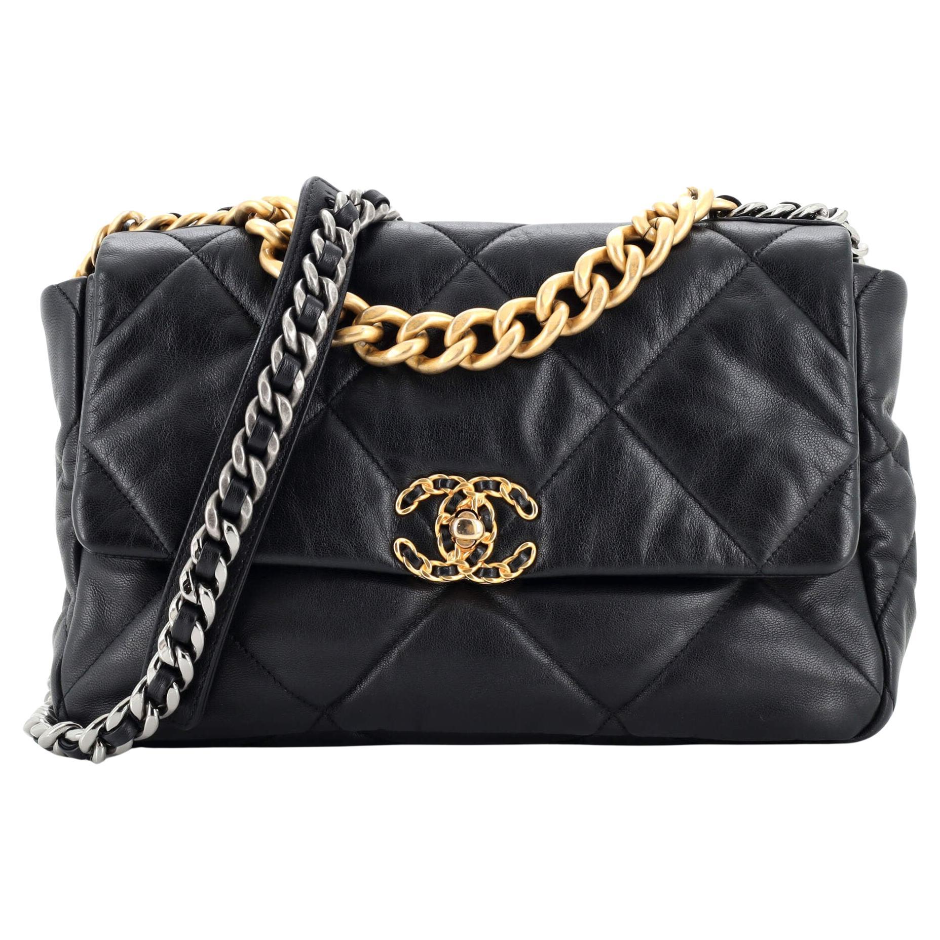 Chanel Expandable Zip Around Frame Bag Quilted Leather Large at 1stDibs
