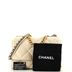 Chanel 19 Flap Bag Quilted Leather Maxi
