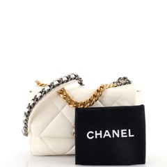Chanel 19 Flap Bag Quilted Leather Medium