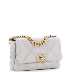 Chanel 19 Flap Bag Quilted Leather Medium