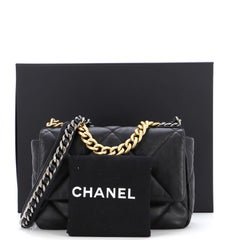 Chanel 19 Flap Bag Quilted Leather Medium