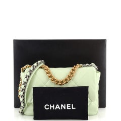 Chanel 19 Flap Bag Quilted Leather Medium