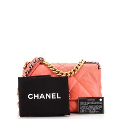 Chanel 19 Flap Bag Quilted Leather Medium
