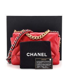 Chanel 19 Flap Bag Quilted Leather Medium