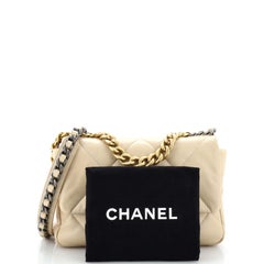 Chanel 19 Flap Bag Quilted Leather Medium