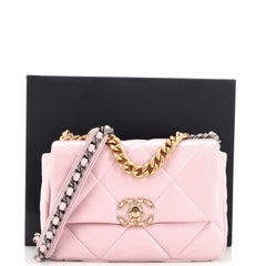 Chanel 19 Flap Bag Quilted Leather Medium