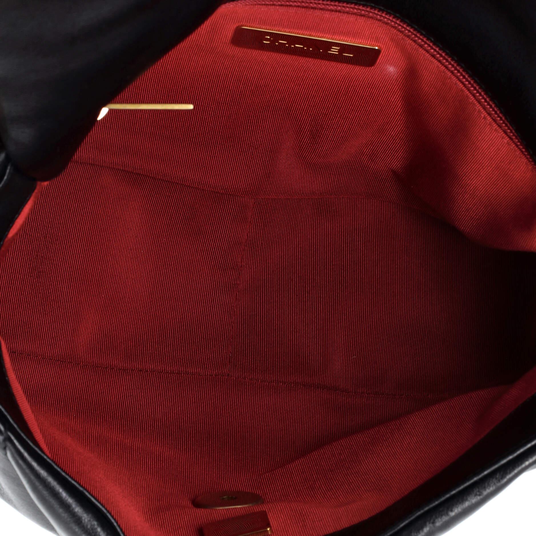 Chanel 19 Flap Bag Quilted Leather Medium For Sale at 1stDibs