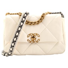 Chanel 19 Flap Bag Quilted Leather Medium