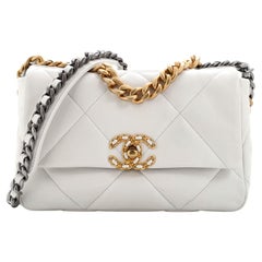 Chanel 19 Flap Bag Quilted Leather Medium