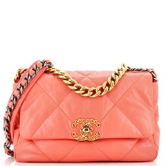 Chanel 19 Flap Bag Quilted Leather Medium