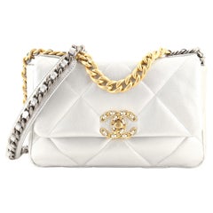 Chanel 19 Flap Bag Quilted Leather Medium