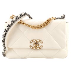 Chanel 19 Flap Bag Quilted Leather Medium